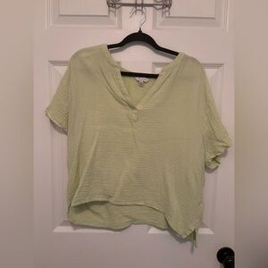 Lucky Brand Light Green Blouse